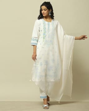 rangriti Women Dupatta with Tassels-picture-18