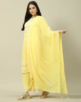Women Dupatta with Lace Border-image-32