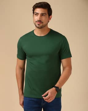 van heusen Men Regular Fit Crew-Neck T-Shirt-picture-18