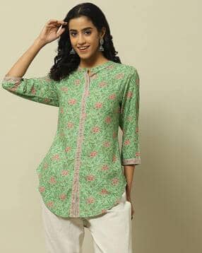 rangriti Women Floral Print A-Line Tunic-picture-12