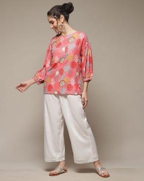 rangriti Women Floral Print Straight Tunic-picture-50