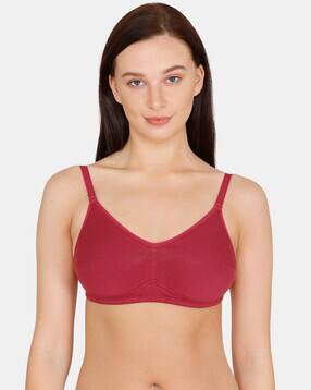 zivame Basics Double Layered Non-Wired Non-Padded Full Coverage Backless Bra-picture-46