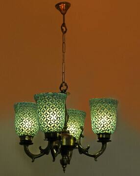afast LED Compatible Ceiling Chandelier with Glass Lamp-picture-18