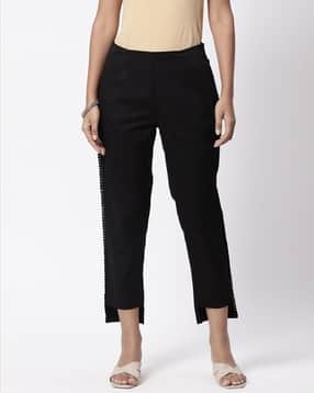 rangriti Women Slim Fit Flat-Front Trousers-picture-40
