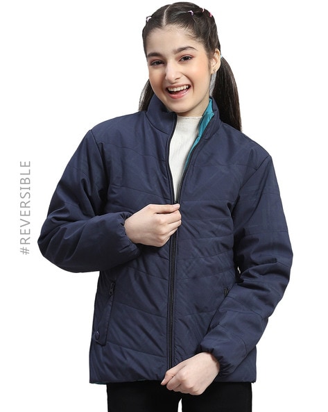 Buy Navy Blue Jackets Shrugs for Girls by Monte Carlo Online Ajio