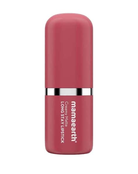 MAMAEARTH Creamy Matte Long Stay Lipstick - Pink Rose