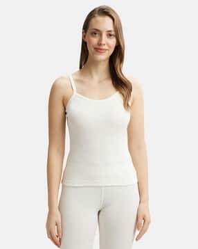 2501 Super Combed Cotton Rich Thermal Camisole with Stay Warm Technology