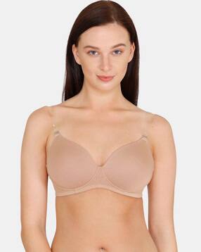 zivame Basics Padded Non-Wired 3/4th Coverage Backless Bra-picture-3