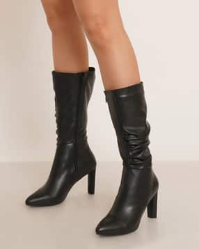 Round-Toe Boot with Slip-On Styling
