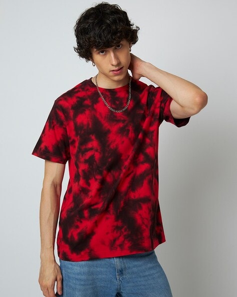 Unisex Tie & Dye Regular Fit Round-Neck T-Shirt