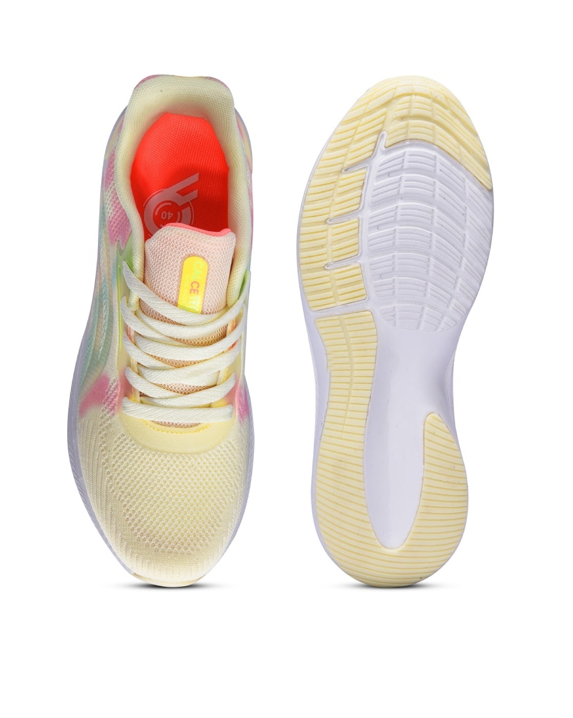 Women Round-Toe Sports Shoes with Lace Fastening