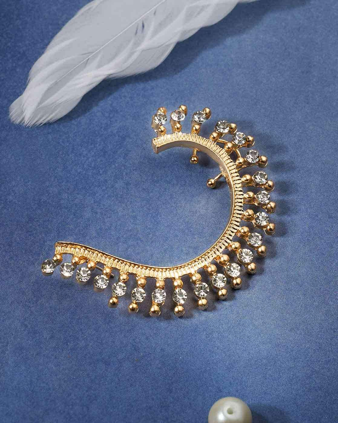 Buy Gold-Toned Earrings for Women by Sohi Online