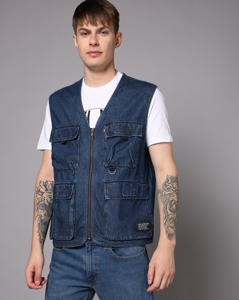 Buy Indigo Blue Jackets Coats for Men by LEVIS Online Ajio