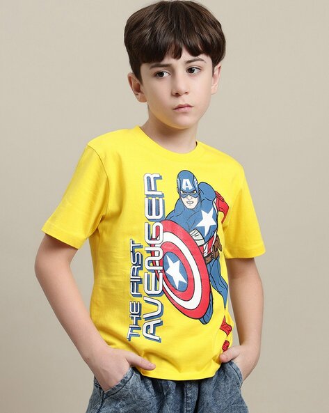 Kidsville Boy Regular Fit Round-Neck T-Shirt