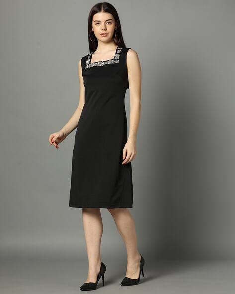 VAN HEUSEN Women A-Line Dress with Embellishments