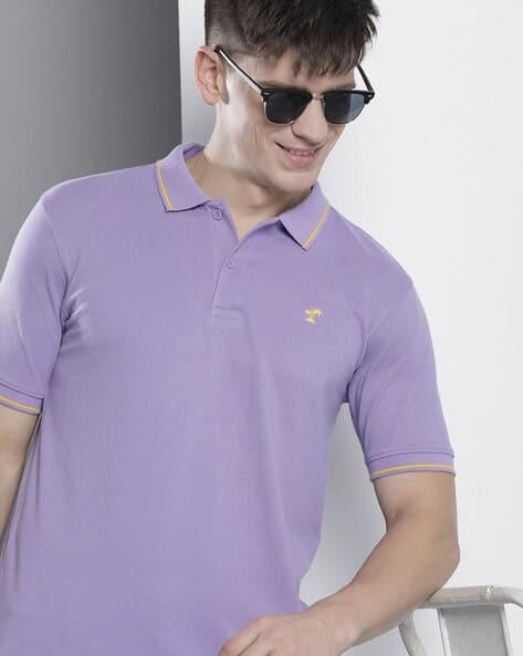 The Indian Garage Co Men Regular Fit Polo T-Shirt