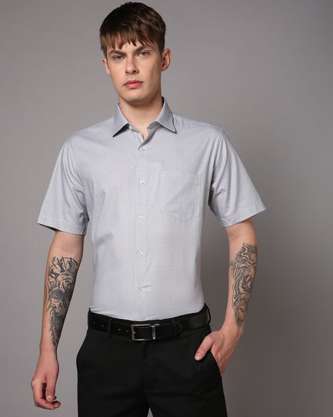 Buy Grey Shirts for Men by VAN HEUSEN Online