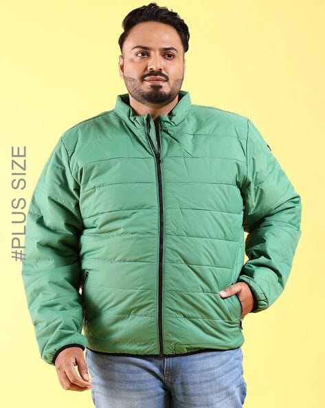 Men Quilted Regular Fit Puffer Jacket