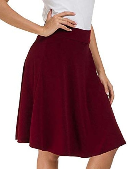 Maroon skirt online india best sale