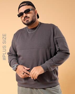 hardsoda Men Regular Fit Crew-Neck Sweatshirt-picture-24