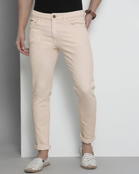 Jean Slim Beige MARITHÉ FRANÇOIS GIRBAUD - Taille 27 (36 FR) - Neuf Avec étiquettes - Fabrication Italie