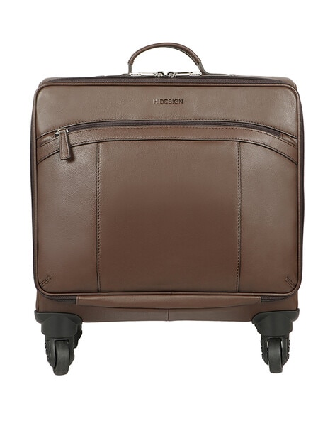 Buy Brown Luggage Trolley Bags for Men by HIDESIGN Online Ajio