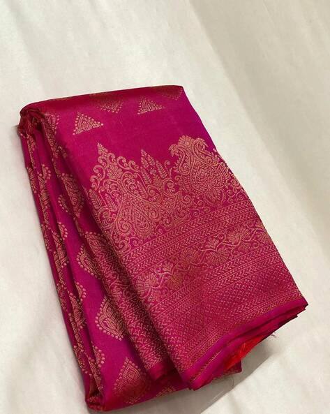 Kavya Organza Fuschia Saree
