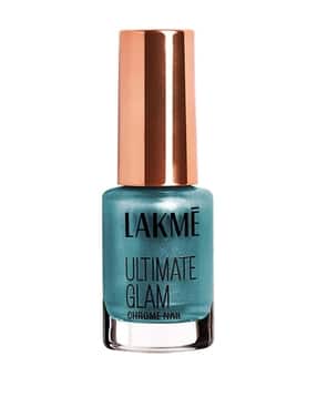 lakme Ultimate Glam Chrome Nail Polish - Turquoise-picture-17