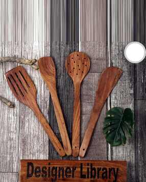 4-Piece Wooden Spoon Set-image-24