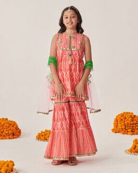 pspeaches Girl Printed 3-Piece Kurta Set-picture-12