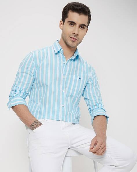 Buy Turqoise Shirts for Men by MUFTI Online