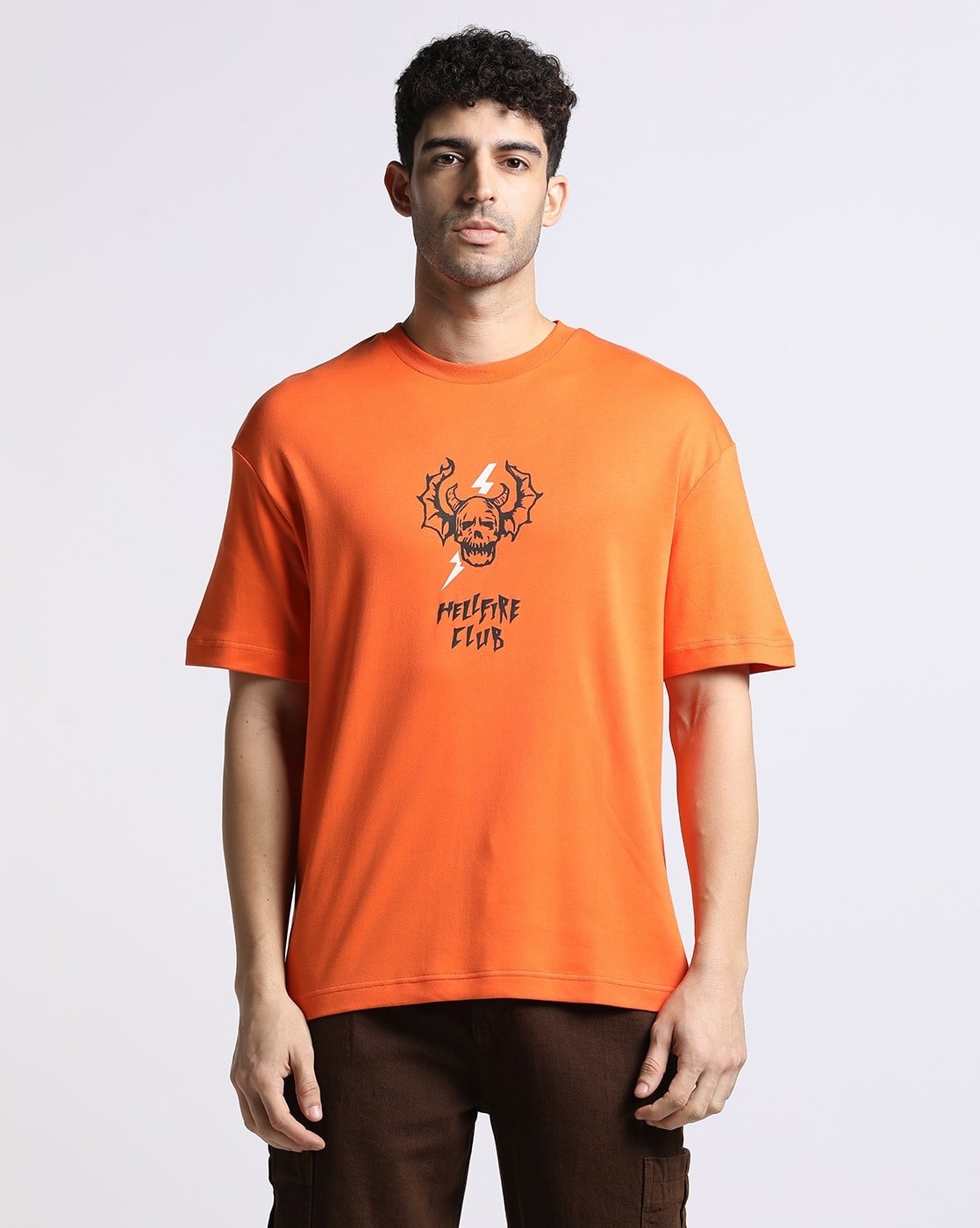 Buy Orange Tshirts for Men by Altheory by AZORTE Online | Ajio.com