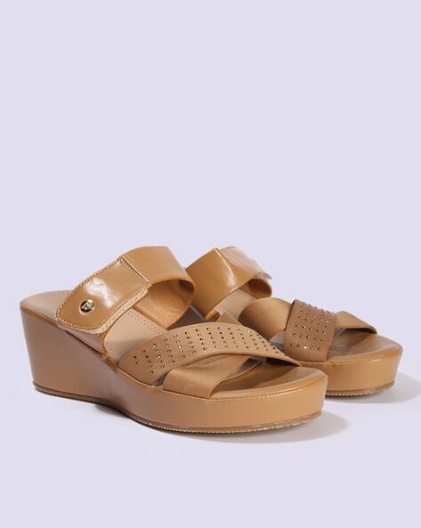 HI-ATTITUDE Women Embellished Strappy Wedges