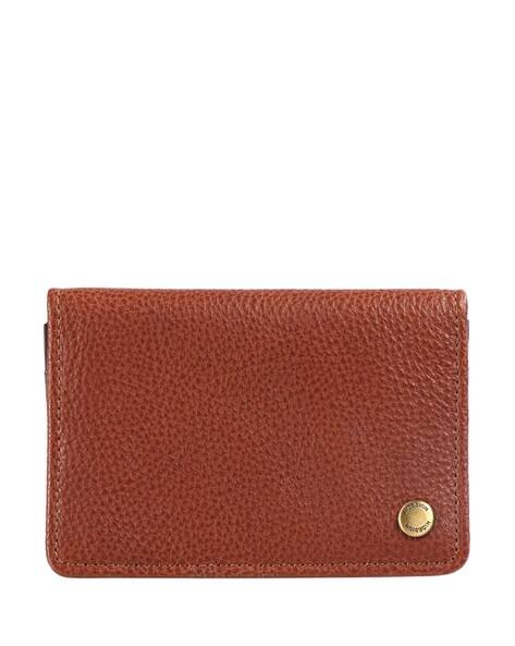 HIDESIGN Men Logo Embossed Bi-Fold Card Holder