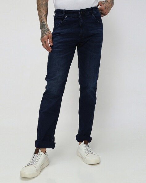 Buy Indigo Blue Jeans for Men by MUFTI Online Ajio