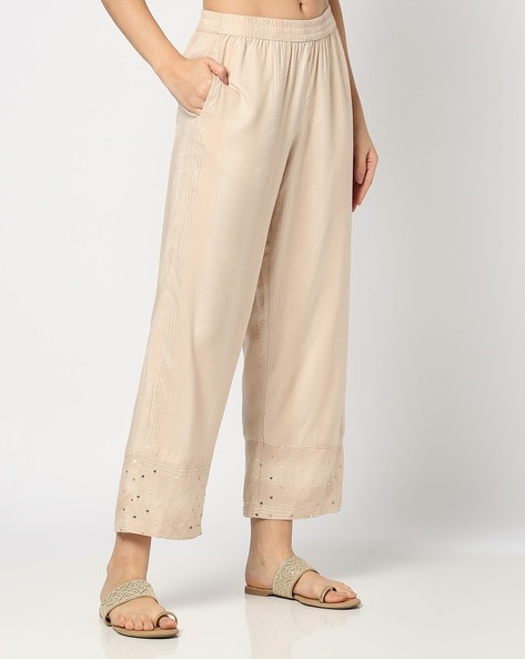 Women Palazzos with Insert Pockets Price in India