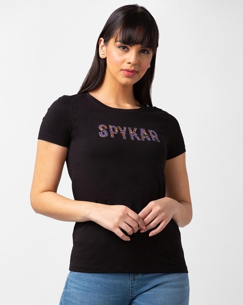 Buy Black Tshirts for Women by SPYKAR Online Ajio