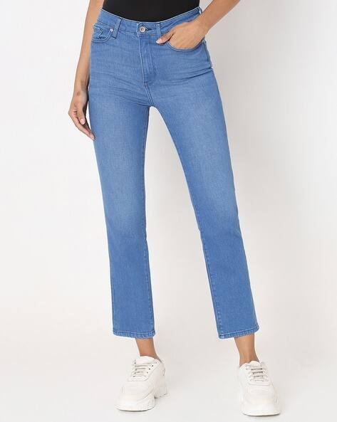 SPYKAR Women Lightly Washed Slim Fit Jeans