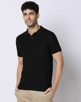 Men Regular Fit Polo T-Shirt