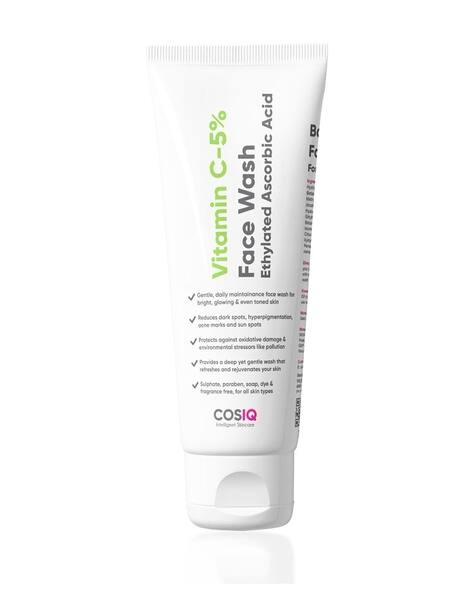 COSIQ Vitamin-C-5 Brightening & Glow Face Wash