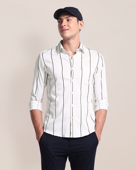 Men Striped Regular Fit Shirt