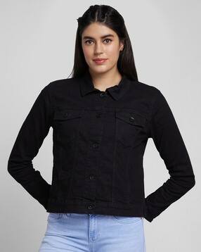 spykar Women Regular Fit Denim Jacket-picture-14