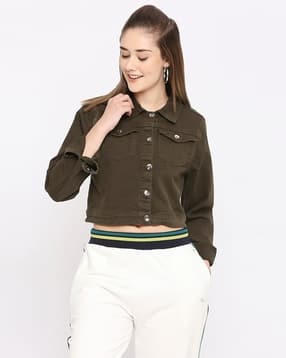 spykar Women Regular Fit Denim Crop Jacket-picture-11