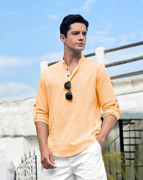 vida loca Men Slim Fit Short Kurta-picture-24