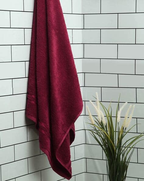 Bathroom Towel Dark Red Hand Towels FREDRIKSJÖN Hand Towel, Deep