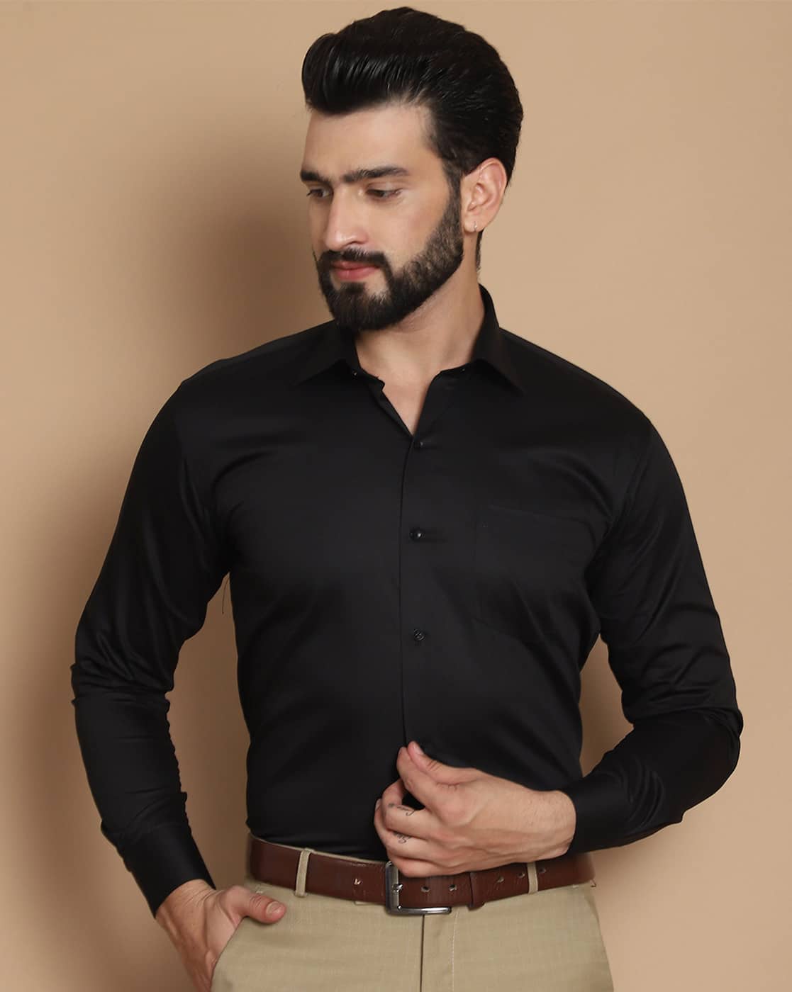 black dress shirt what color pants What Color Pants Go with a Black Shirt?  GINGTTO