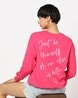 Buy Pink Sweatshirt & Hoodies for Women by DNMX Online | Ajio.com