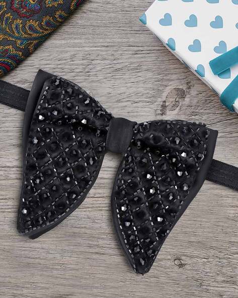 embellished bow tie