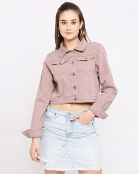 spykar Women Regular Fit Denim Crop Jacket-picture-18