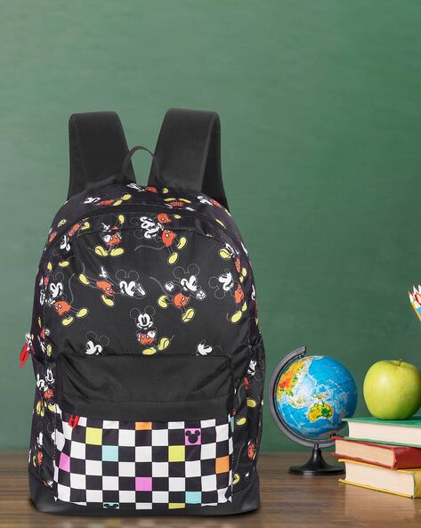 Disney Mickey Mouse Print Travel Backpack